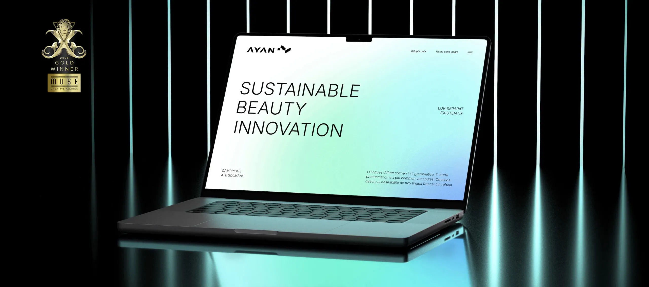 AYAN Biotech rebranding: aurora-inspired global brand visual