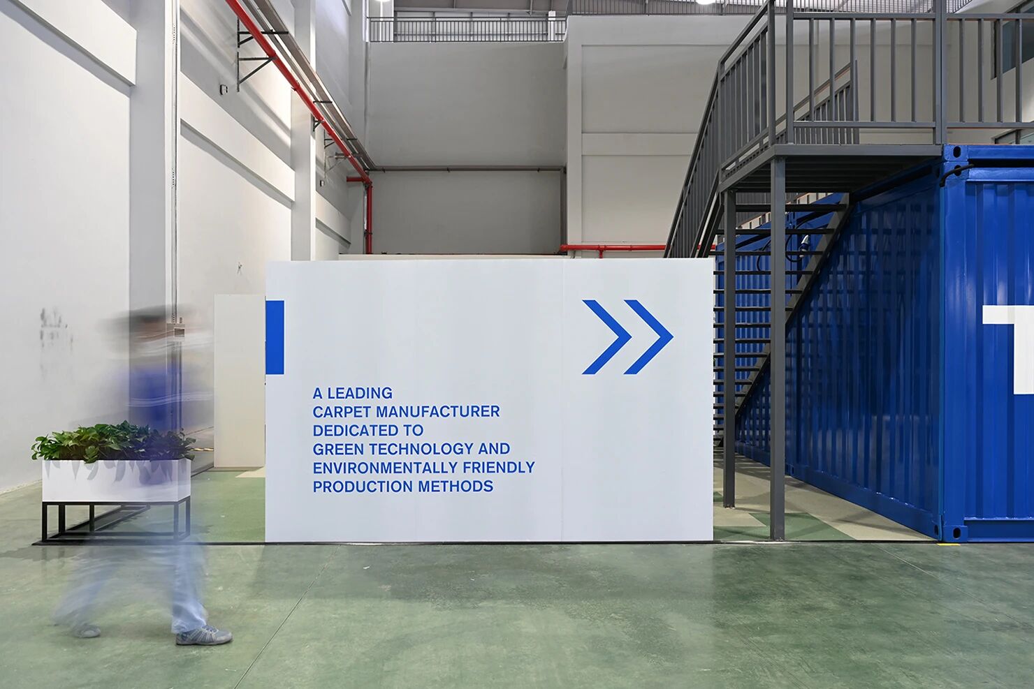 TUNTEX factory wayfinding wall | 东帝士厂区导视墙